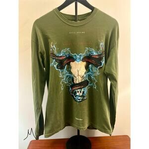 SZ M - New long sleeve green western Civil Regime shirt